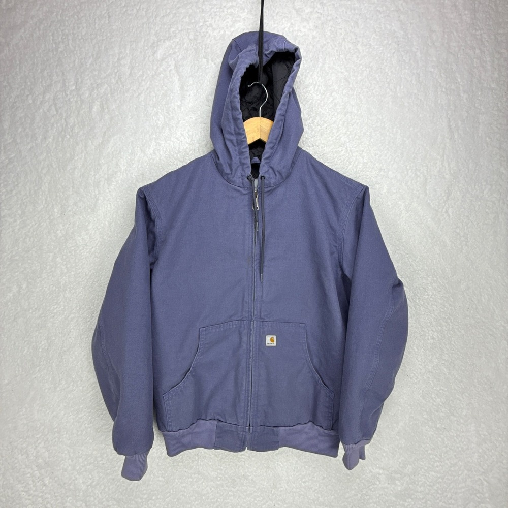 Carhartt Active Jacket Nylon Quilt Lined Womens‎ XS 100057 430 Purple Blue